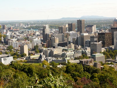 Montreal viewed from the Mont Royal